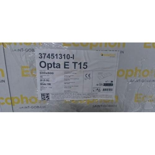 Ecophon Ceiling Tiles Advantage E15 2 by 2 Reveal Edge Grid 15mm White Pack of 26