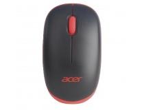 Acer Wireless Mouse 1600 DPI/2.4 GHz Frequency Optical Sensor USB Dongle Color Black/Red