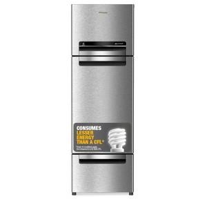 Whirlpool Refrigerator DF285 235 Ltr Frost Free Triple Door Protton Roy Radiant Steel(Z) Double Door Refrigerator Space D64xW56xH161 CM 230V Color Radiant Steel 52 Kg
