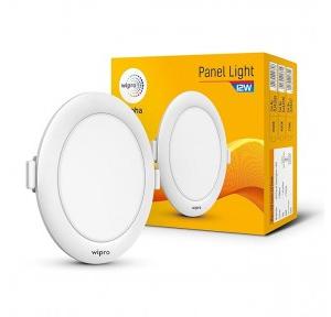 Wipro  LED  Panel Light DJ41265 Alpha Garnet Round 6500K 12W Cool White 150 MM