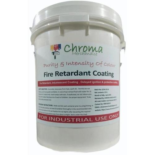Chroma Paint Merchandise Fire Retardant Intumescent Grey Color High Gloss Finish Shelf Life 6 Months 20 Ltr