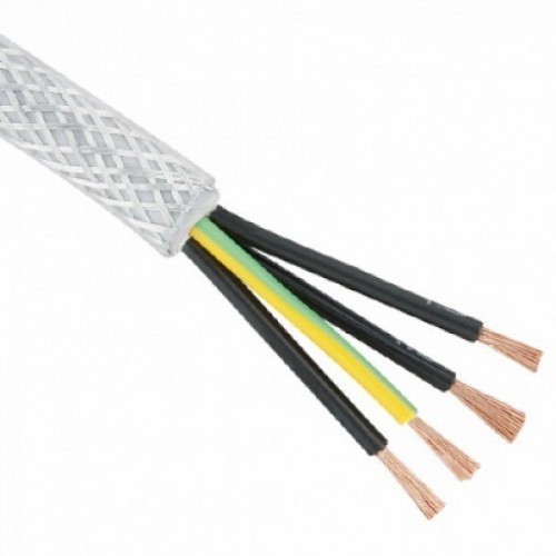 Polycab Shielded Copper Flexible Cable 1.5 Sqmm 4 Core 1 Mtr