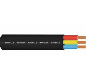 Havells Cable WHMFDSKG2X75 0.75 Sqmm 2 Core FR PVC Round Sheathed Flexible Industrial 100 mtr