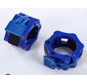 Universal Fitness Bar Collar Olympic Plastic Rod Locks Clip Pair For 50 mm Barbells Black 1 Pair