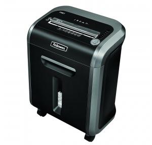 Fellowes Paper Shredder Machine 4679001 PowerShred 79Ci Cut Type Cross Cut Sheet Capacity 16 Bin Capacity 23 Ltr 391x543 MM Colour Black/Dark Silver