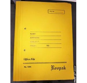 Roopak Cobra File 1200 Yellow 480 GSM 20LX20WX1Th cm
