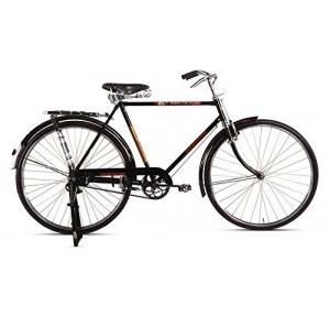 Hercules Bicycle  Roadsters Men 22 Inch Frame Wheel 29T Road Bike Black Rigid