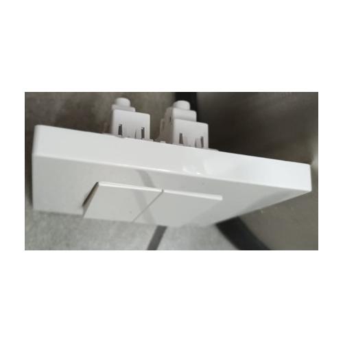 Honeywell  Front Plate Surface Box With Socket And Switch EW2102WHI EVO 2M
