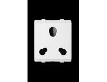 Honeywell Socket EW2421WHI EVO Round Pin White  ISI Marked 6A 3 Pin