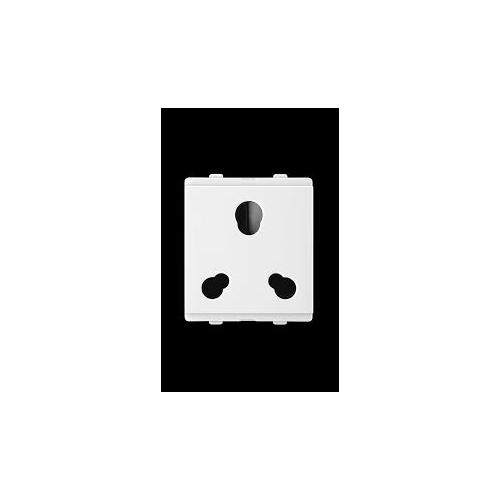 Honeywell Socket EW2421WHI EVO Round Pin White 6A 3 Pin