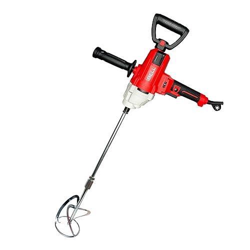iBELL Paint Mixer  PM12-50S 1200W Electric Stirrer With Variable Speed Control 1050 RPM High-Speed Heavy Duty 220V Handheld Blender For Paint, Cement, Putty & Paste