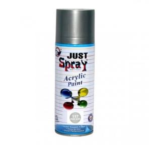 Just Spray Paint Multipurpose 400ml 117 Bright Silver