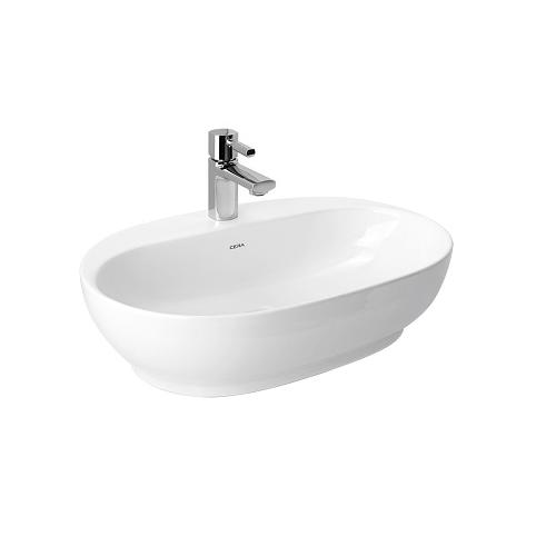 Cera Wash Basin S2020103MW Cafe Table Top Ivory 600x400X160 mm