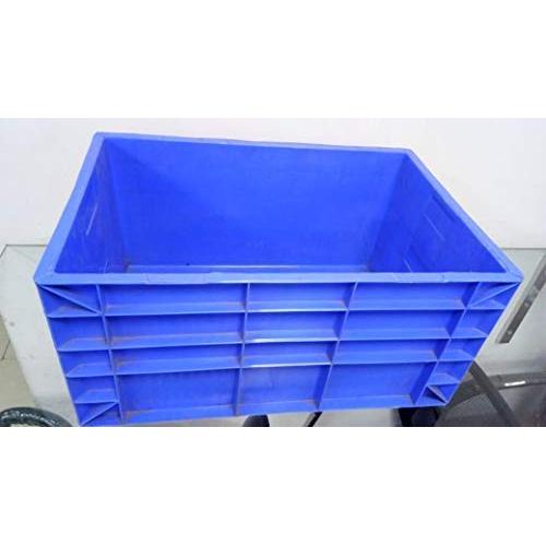Nilkamal Crate CH6545315 Multi Purpose (Closed With Handle) HDPE Outer L650xB450xH315 mm Blue