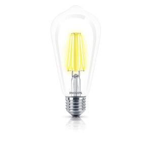Filament Bulb ST64 LED  Glass Filament 4W E27 2700K 200V Golden Yellow