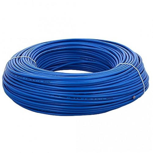 Polycab Wire FRLS Copper PVC Insulated Panel 2.5 Sqmm Single Core Blue 300 mtr