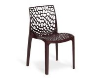 Supreme Armless Chair Olive Plastic Weight Bearing Upto 220 Kg Dimensions 52.5x51x80.5 CM Color Globus Brown