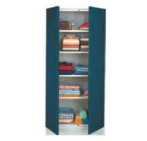 Godrej Almirah Steel 4 Shelves 2 Doors Pacific Blue W35.4xH76.7xD19.9 cm