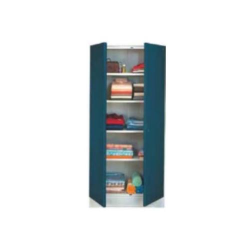 Godrej Almirah Steel 4 Shelves 2 Doors Pacific Blue W35.4xH76.7xD19.9 cm