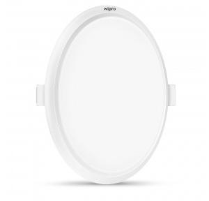 Wipro Panel Light D821565 Garnet Slim Metal Round 6500K 15W Cool White Cutout 150 mm