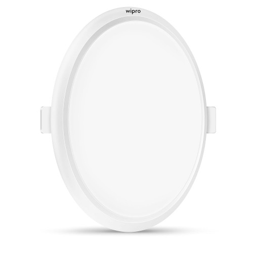 Wipro Panel Light D821565 Garnet Slim Metal Round 6500K 15W Cool White Cutout 150 mm
