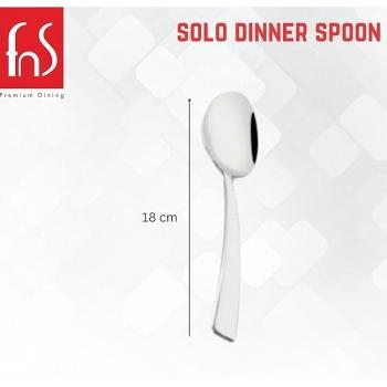 FNS Spoon Solo Mirror Finish AP Stainless Steel 18cm