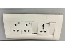 Honeywell Cover Plate With Surface Box 8M Socket 6/16A 3 Pin-3 Nos And Switch-2 Nos