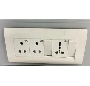 Honeywell Cover Plate With Surface Box 8M Socket 6/16A 3 Pin-3 Nos And Switch-2 Nos