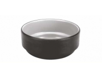 Servewell Soup Bowl S-3472 2Tone Rewa 4.5 Inch (11.5 cm) With 2Tone Spoon Melamine 300ml