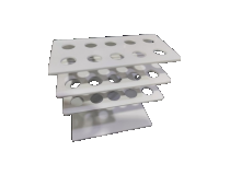 White Board Marker Holder Stand Wall Mounted White Acrylic Dry Erase With 10 Marker Slots and Eraser Holder Size 15x9x18 cm Thickness 4 mm