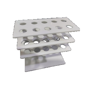 White Board Marker Holder Stand Wall Mounted White Acrylic Dry Erase With 10 Marker Slots and Eraser Holder Size 15x9x18 cm Thickness 4 mm