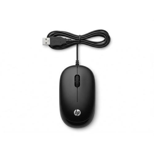 HP Wired Mouse 115 USB Ergonomic Design Optical 10.9Lx6.2W cm 730g