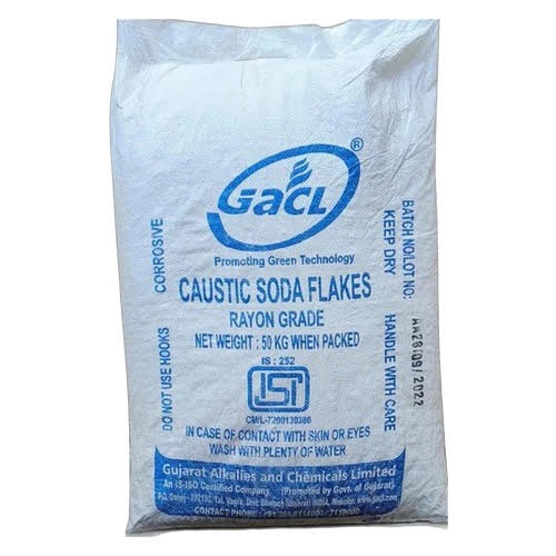 Gacl Caustic Soda Flakes Rayon Grade 50kg
