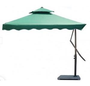 Side Pole Outdoor Umbrella Material Terron 100 % Water Resistant  Dia 3 mm And 9 ft Side Pole Self Stand 20kg With Logo