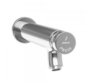 Jaquar Pressmatic Taps Bib Cock (Angular Shape) Auto Closing System with Wall Flange PRS-CHR-037