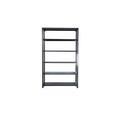 MS Slotted Angle Rack 6-Tier Adjustable Shelves Size H7.3xW3xD1.5 Feet Angle 16 Gauge Shelf 20 Gauge Color Grey Weight Capacity 550 Kg Approx Each Rack Powder Coated With Installation