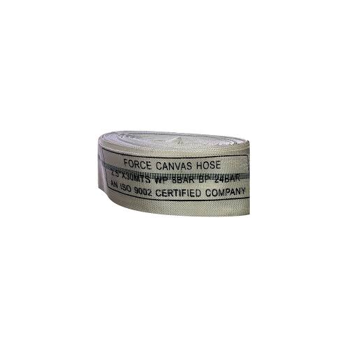Hose Pipe Force Canvas WP 8 Bar BP 24 Bar 100mm 30 mtr Roll