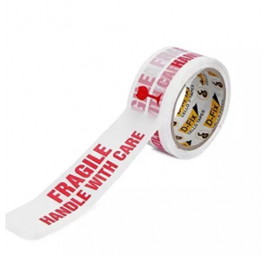 Fragile Tape Printed Handle With Care Red and White 48 mm 45 mtr 42 micron