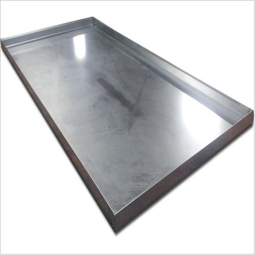 Tray For Spill Kit 20 Gauge  Stainless Steel Rectangular 2540 X 790 X 130 mm