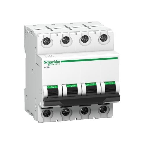 Schneider MCB  A9N4P32DIN  Acti 9 XC60 32A 4P D-Curve