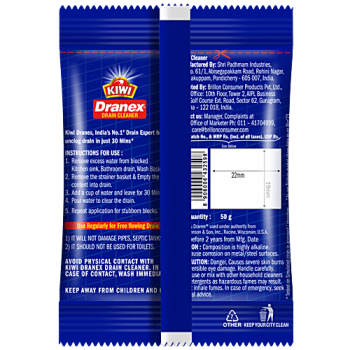 Kiwi Dranex Drain Cleaner 50g