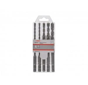 Bosch Hammer Drill Bit SDS Plus 1 Set Optimized  for Concrete And Masonry 5 Pcs Set