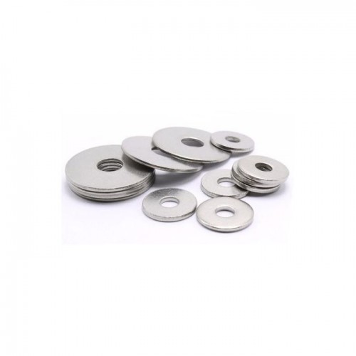 Washer Inner Dia 4 mm SS Chrome Finish Pack of 100