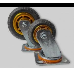 GBL Foam Rubber Caster Wheel With Ball Bearing Thickness 5.5mm 100 X 50mm
