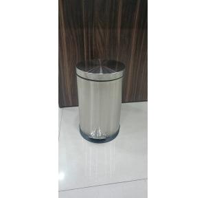 Mofna Pedal Dustbin With Removeable Bucket Thickness 0.4 mm Silver SS202 11 ltr 10x14 inch