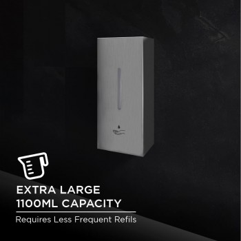 Euronics Automatic Hand Sanitizer Dispenser EST82 304 Stainless Steel 1100 ml