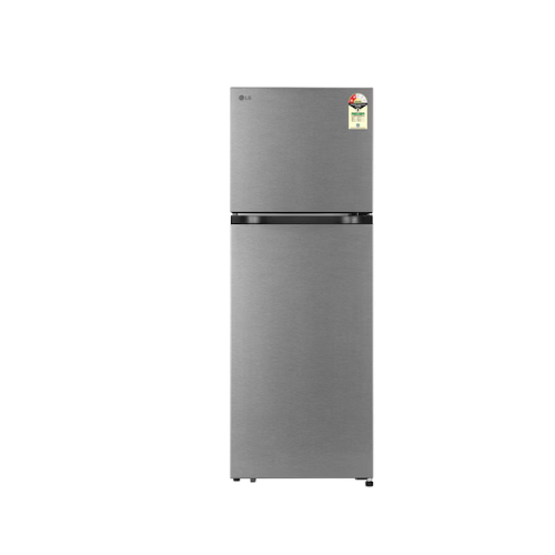 LG Refrigerator GLT2526WWDS 2 Star 251 Ltr Double Door Dazzle Steel With Smart Mode Smart Inverter Compressor W555xH1573xD637 mm