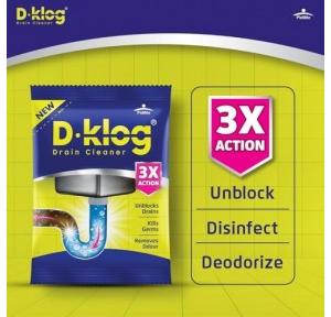 D-Klog Drain Cleaner Sachet 45gm X 2