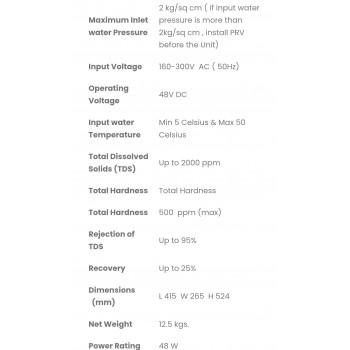 Atlantis Water Dispenser Super Normal Hot and Cold 3 Tab With Aquafresh RO Capacity 25 ltr L415xW265xH554 mm 12.5kg
