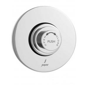 Jaquar Flush Valve FLV-CHR-1095N Metropole Regular 32mm Size Concealed Body with Exposed Shut off Provision and 100mm Square Plate